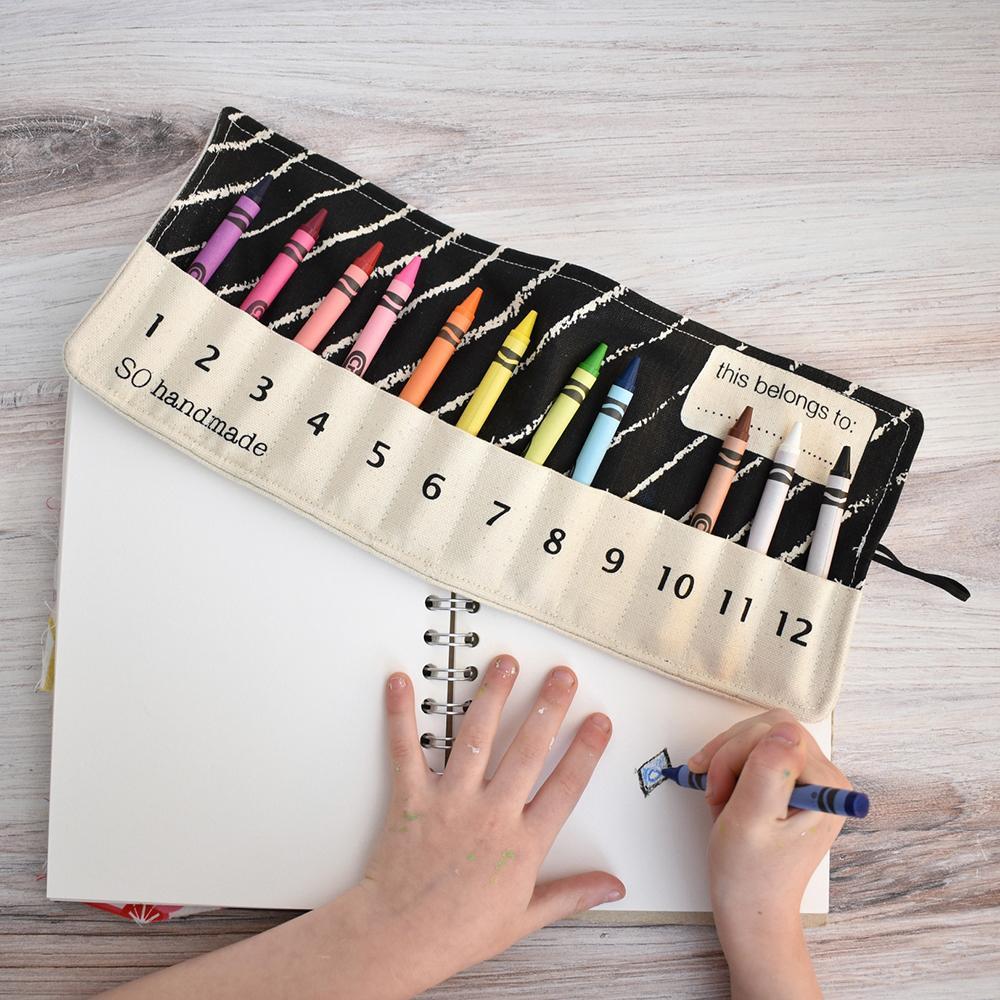 (30% Off) Rollup* - Crayon Set with 12 Crayons by So Handmade