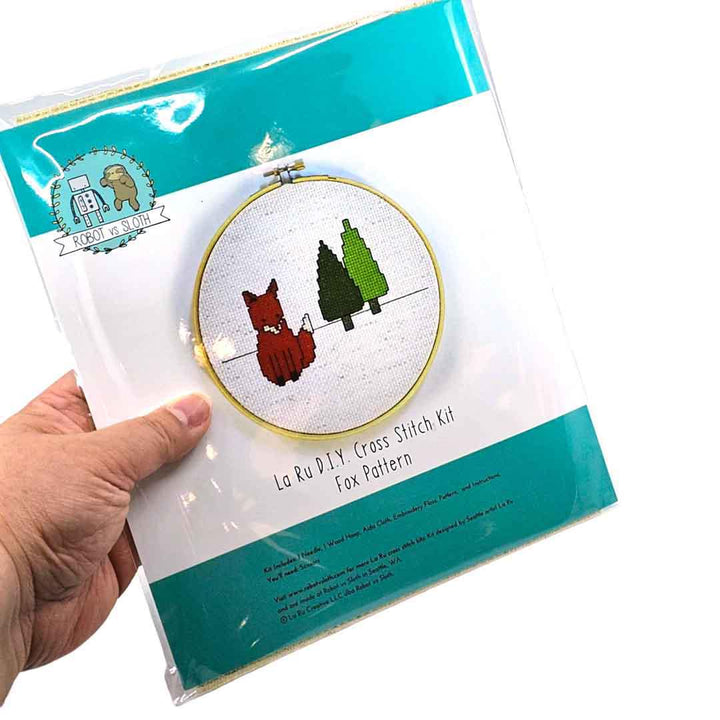 Cross Stitch Kit - Fox by LaRu