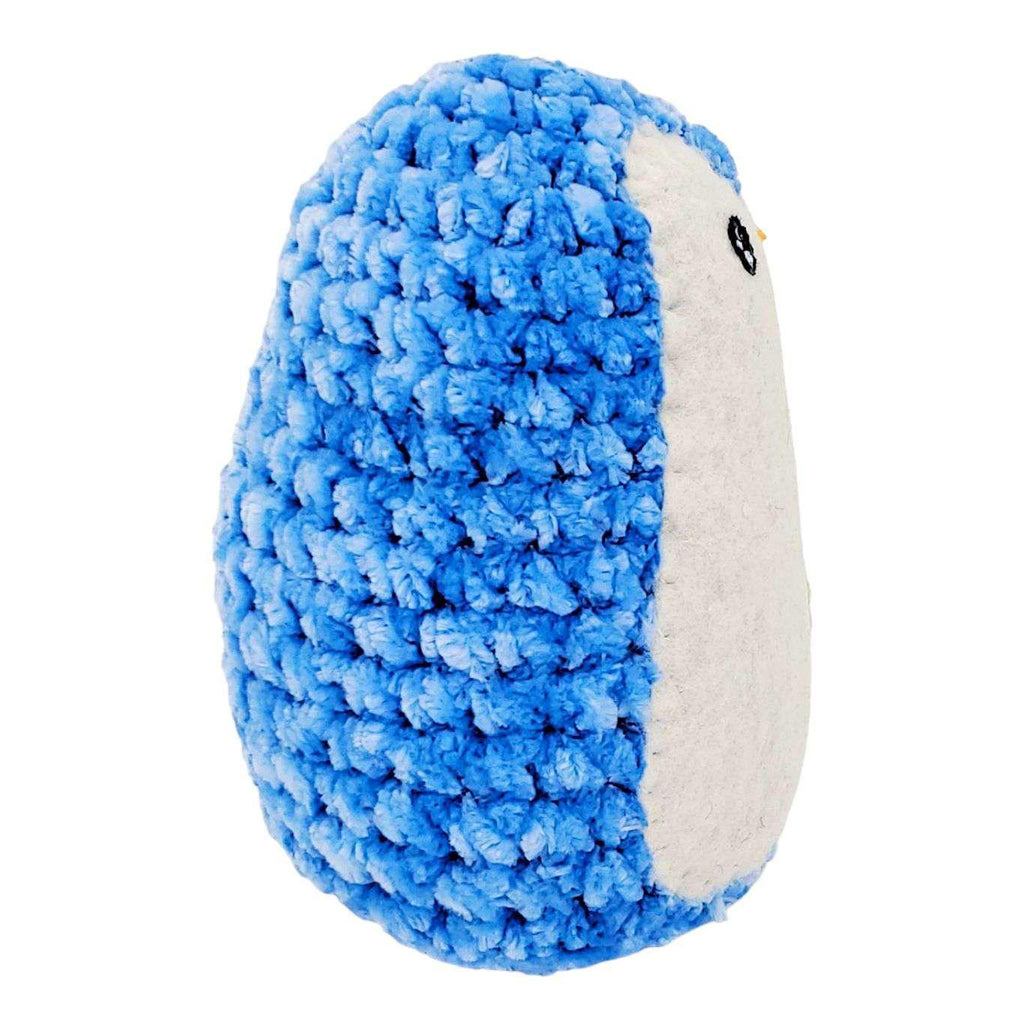 Plush Toy - Medium Penguin (Blue with Lime Green Heart) by Moyo Workshop