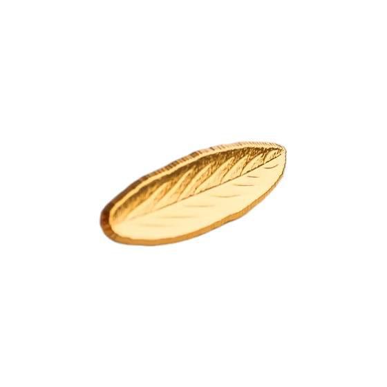 Enamel Pin - Gold Sage Leaf by Hemleva