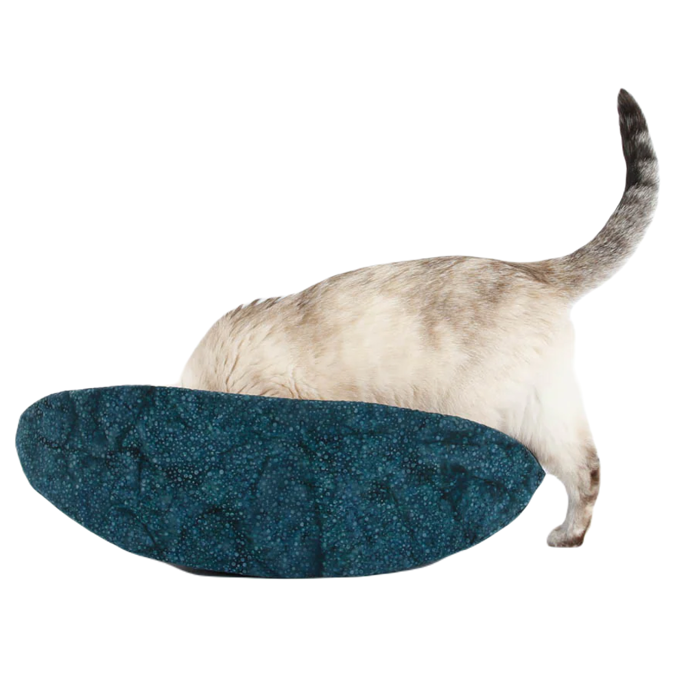 Regular The Cat Canoe - Teal Batik Bubble with Cranberry Lining by The Cat Ball