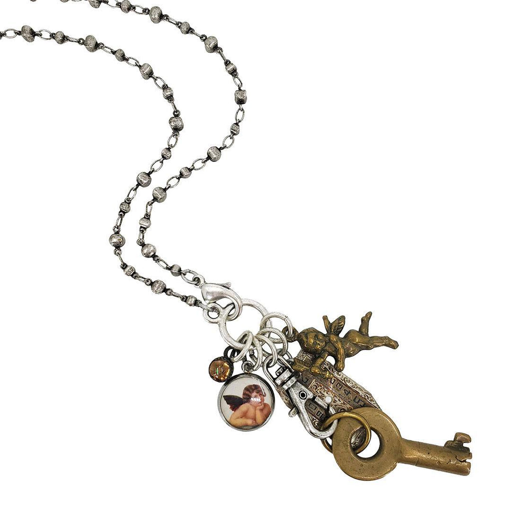 Necklace - ReCollect (Be Near Me) by Christine Stoll | Altered Relics