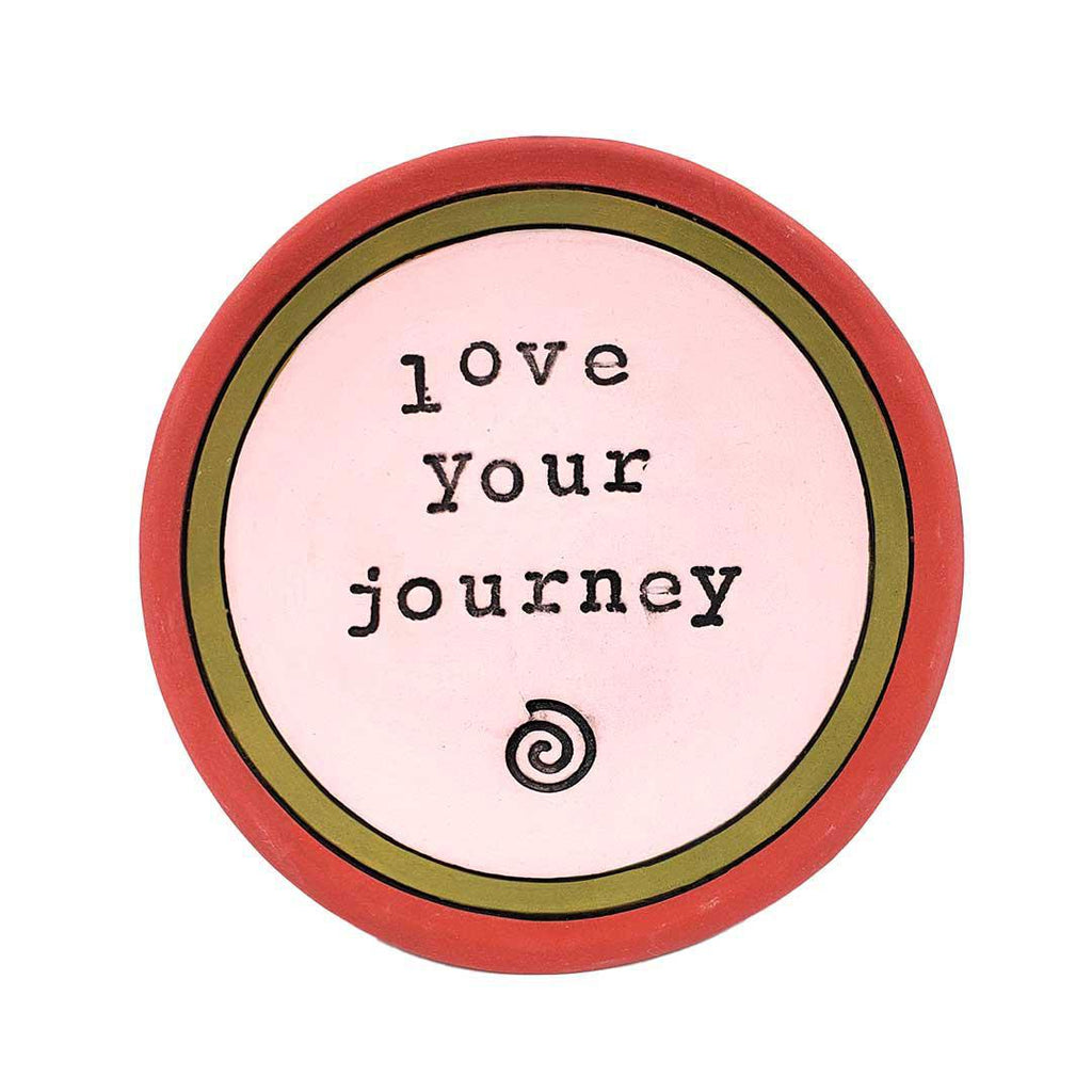 Ring Dish - 5 in - Love Your Journey by Leslie Jenner Handmade