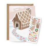 Card - Holiday - Gingerbread House by Inklings Paperie, image 1 of 3