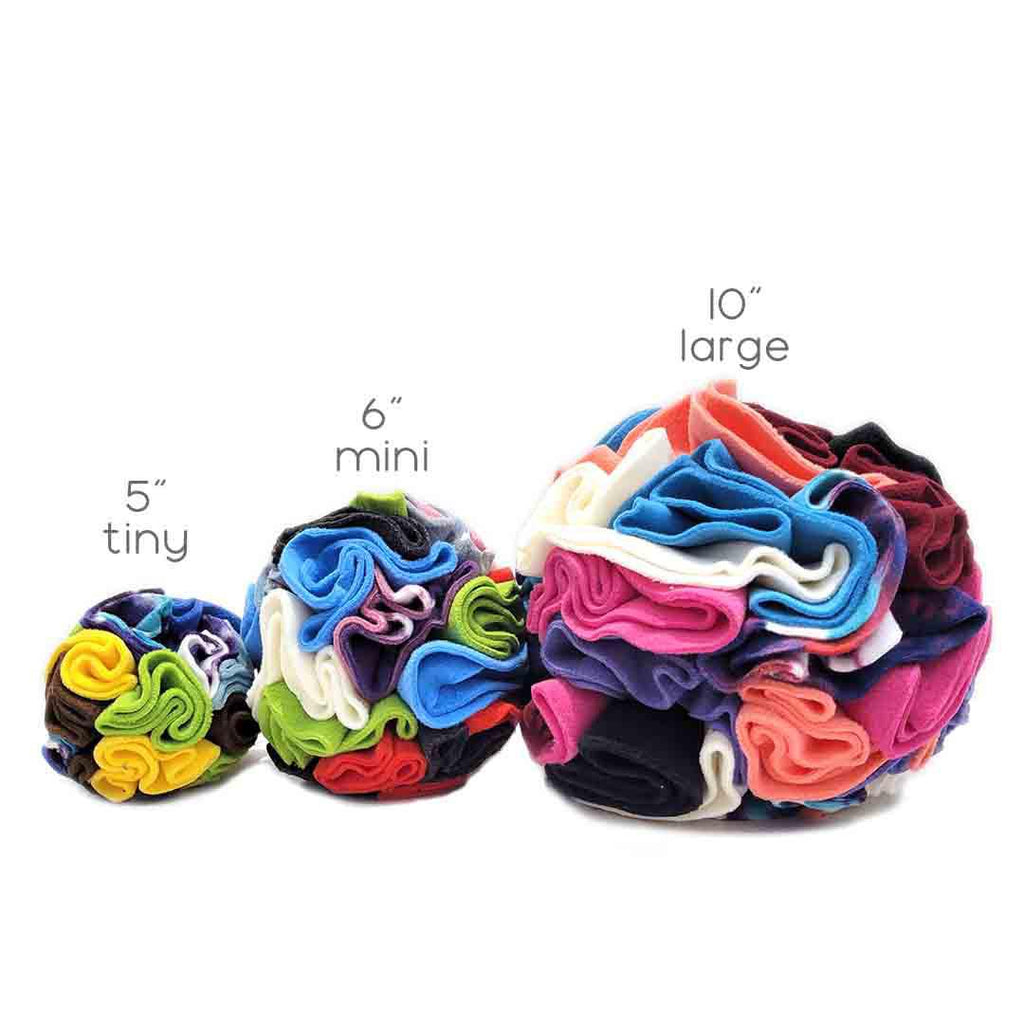 Pet Toy - 5in - Tiny Snuffle Ball (Asst Color Combos) by Superb Snuffles