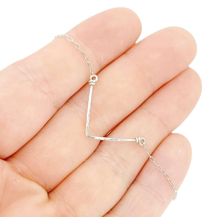 Bracelet - Chevron (Sterling Silver) by Foamy Wader