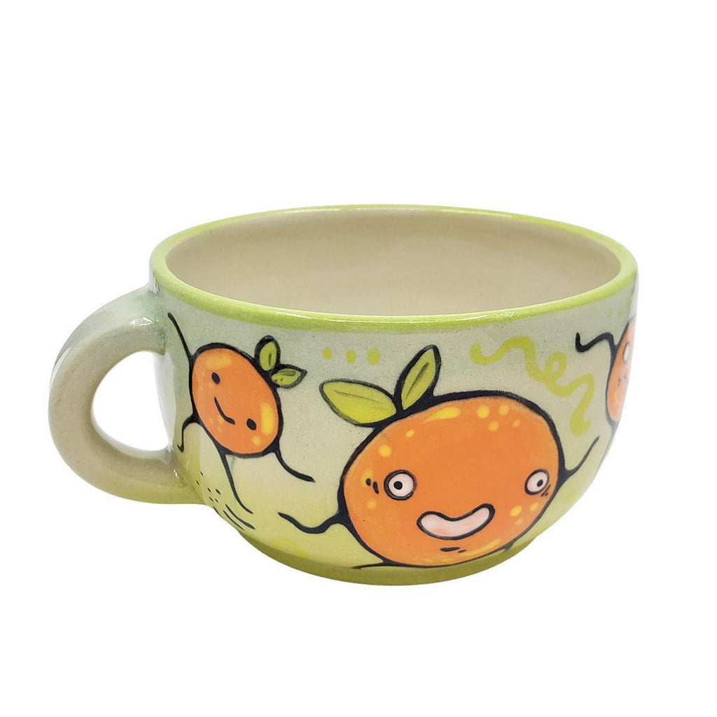 Mug - 16oz - Dancing Oranges (A - D) by Dwadlings