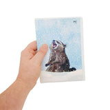 Card - Holiday - Frosty Flakes (Raccoon) by Shawn Braley, image 2 of 2