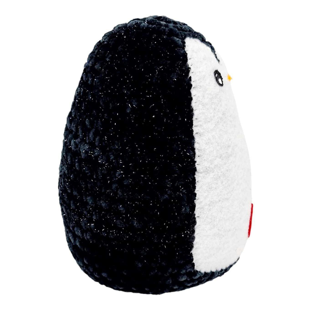 Plush Toy - Extra Large Penguin (Black Sparkle with Red Heart) by Moyo Workshop