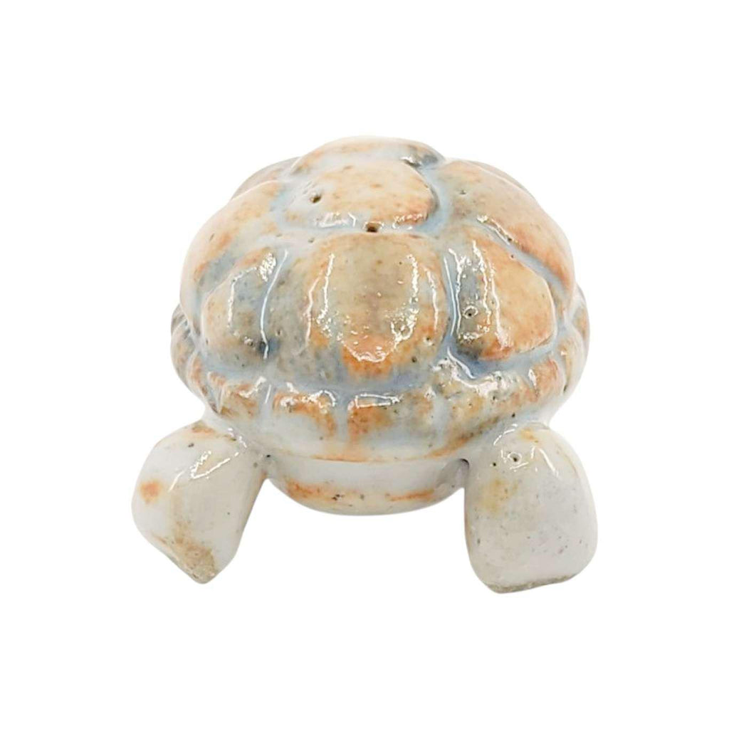 Collectible - Tea Pet Figurine (Orange Turtle) by Mist Ceramics