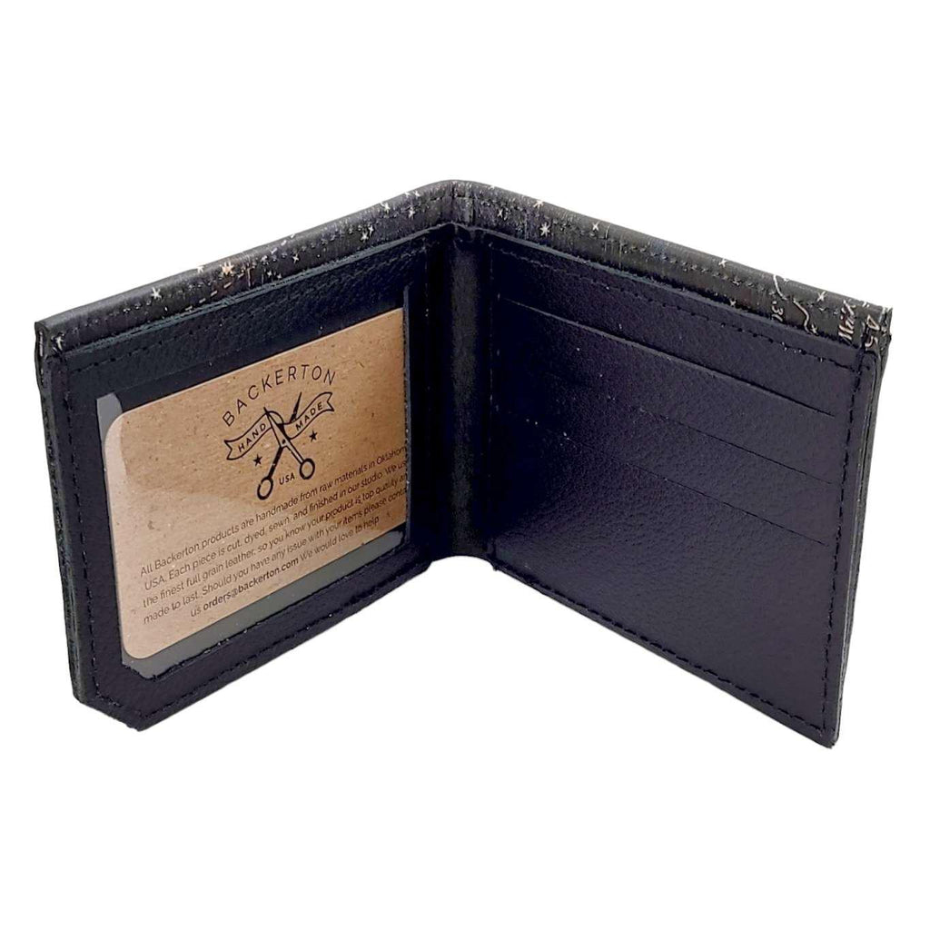 Leather Wallet - Constellation by Backerton