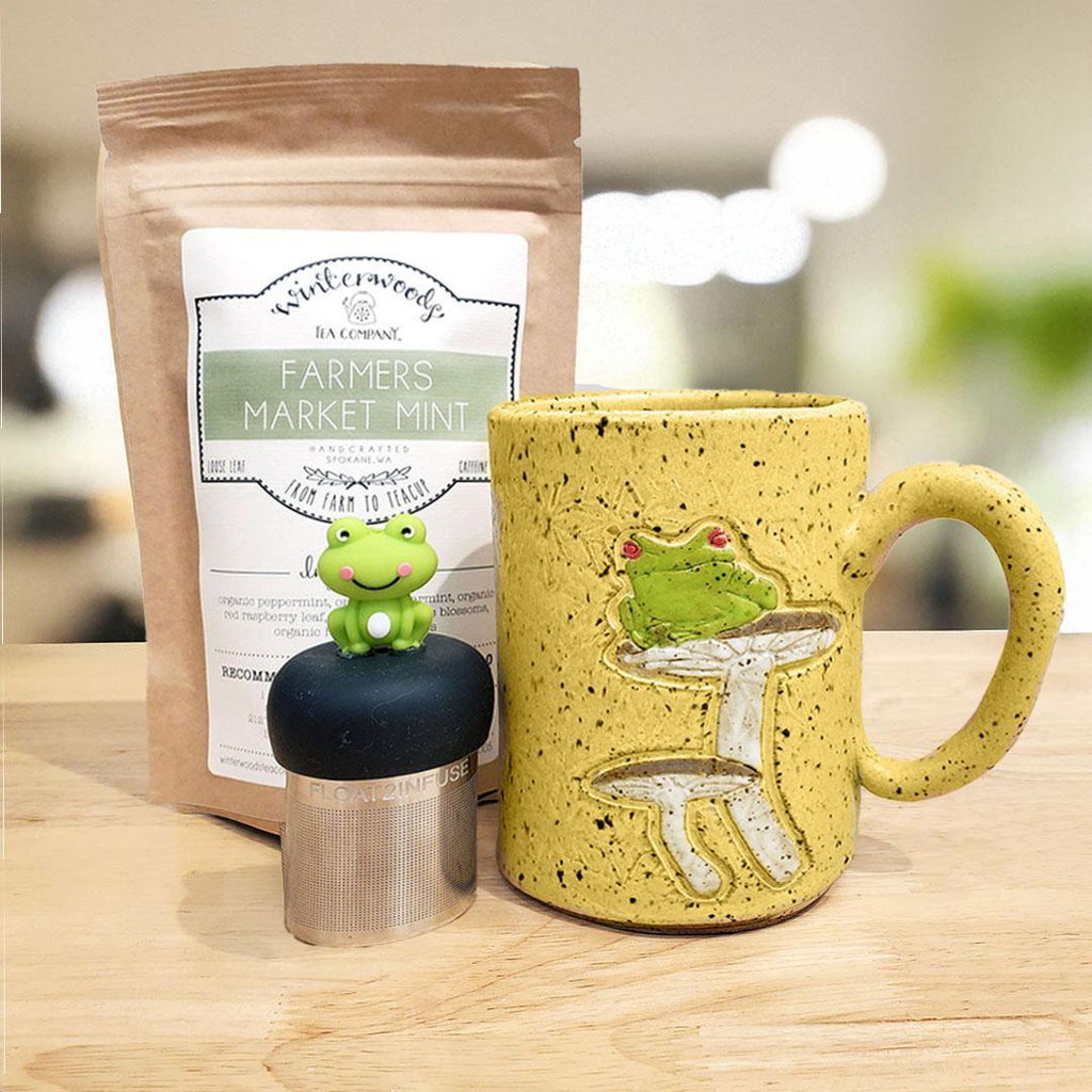 Gift Bundle - Frog Mug and Tea Infuser Set for Tea Lovers