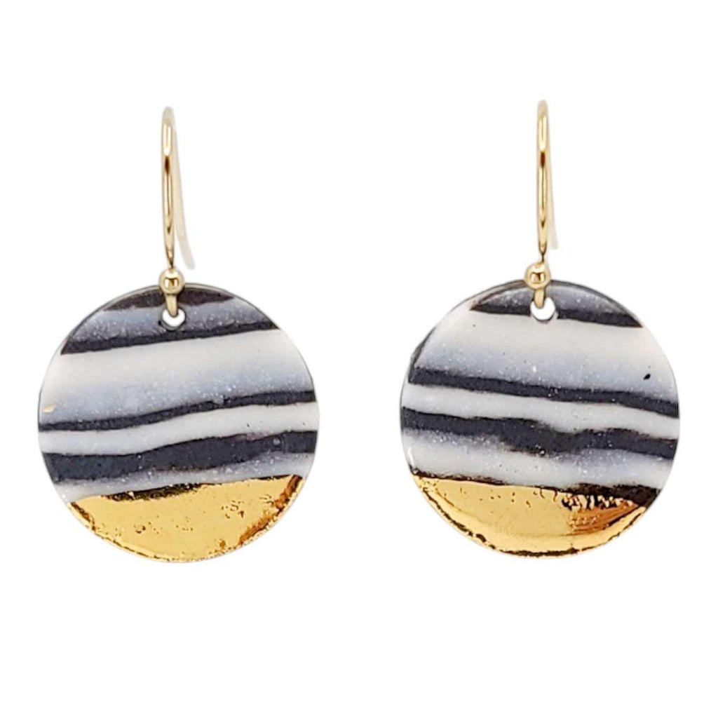 (20% Off) Earrings - Drops - Nene Circle by Almeda Jewelry