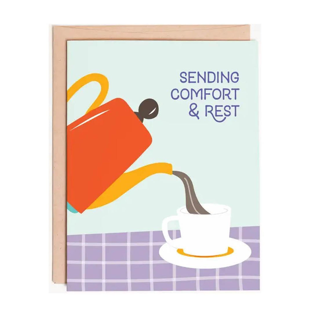 Card - Get Well - Comfort and Rest by Graphic Anthology