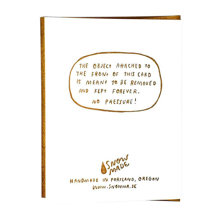 Ornament Card - Reindeer over Washington State (Assorted Colors) by SnowMade