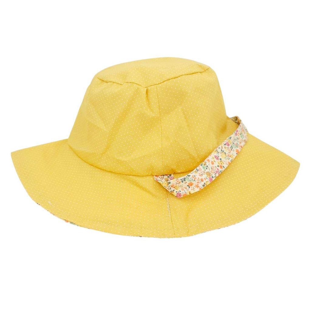 Baby Bonnet - Reversible Bucket Hat (Marigold) by Urban Baby Bonnets