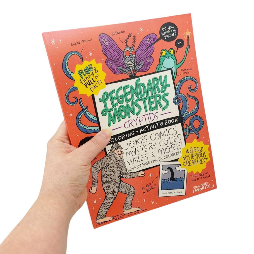 Book - Coloring and Activities (Legendary Monsters: Cryptids) by Your Very Favorite