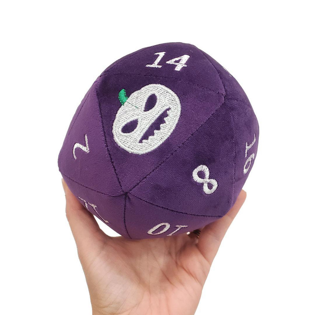 Plush - Small D20 in Assorted Blues and Purples by Saving Throw Pillows