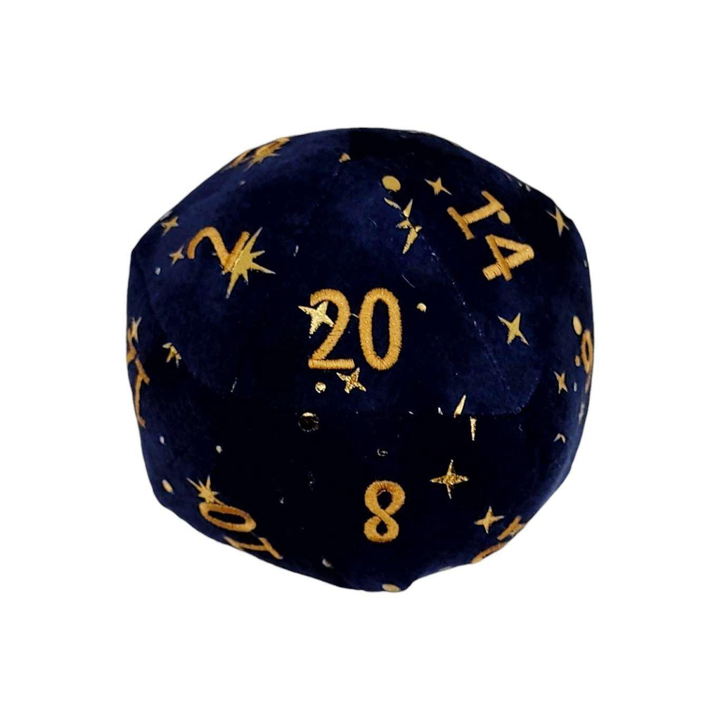 Plush - Small D20 in Assorted Blues and Purples by Saving Throw Pillows