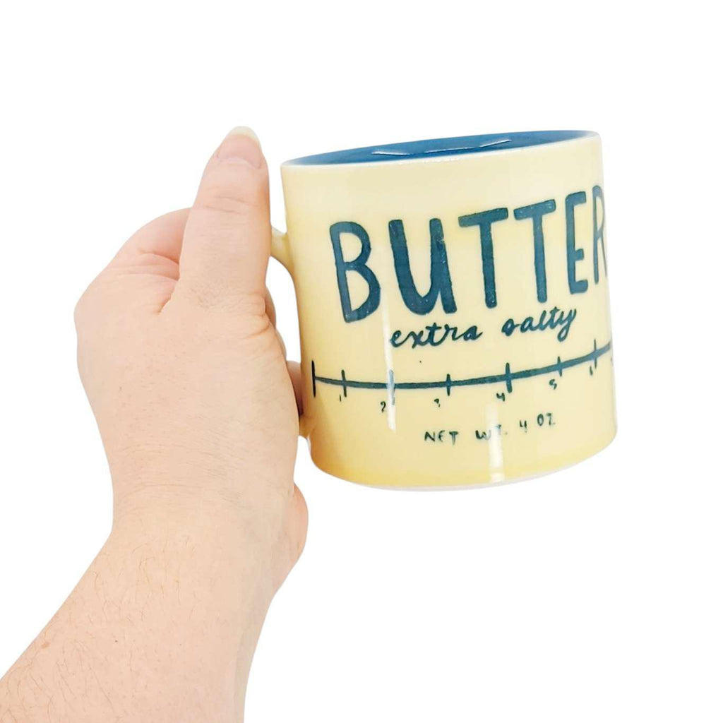 Mug - Extra Salty Butter Mug (14-16oz) by City in Bloom Ceramics
