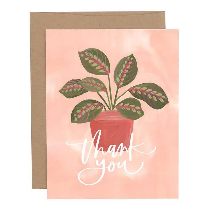 Card - Thank You - Potted Plant by 1Canoe2
