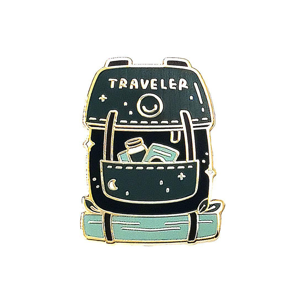 Enamel Pin - Traveler's Backpack by Occasionalish