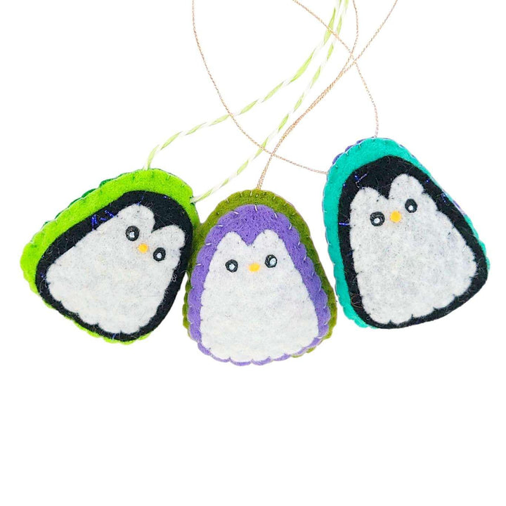 Ornament - Felt Penguin (Assorted) by Moyo Workshop