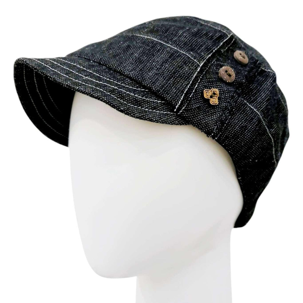 Adult Hat - Desiree (Black Crosshatch) by G & L Positive Goods