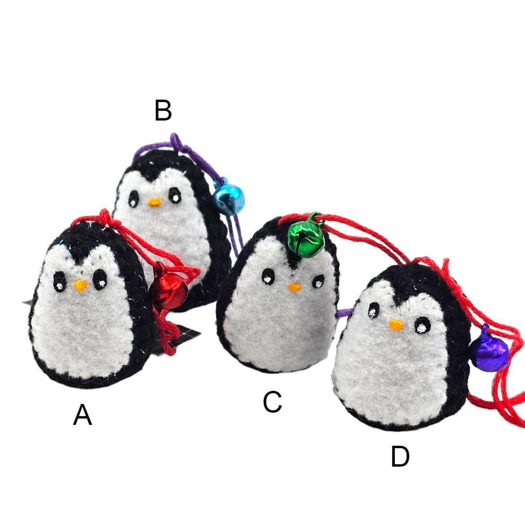 Ornament - Black Penguin with Bell (Assorted) by Moyo Workshop