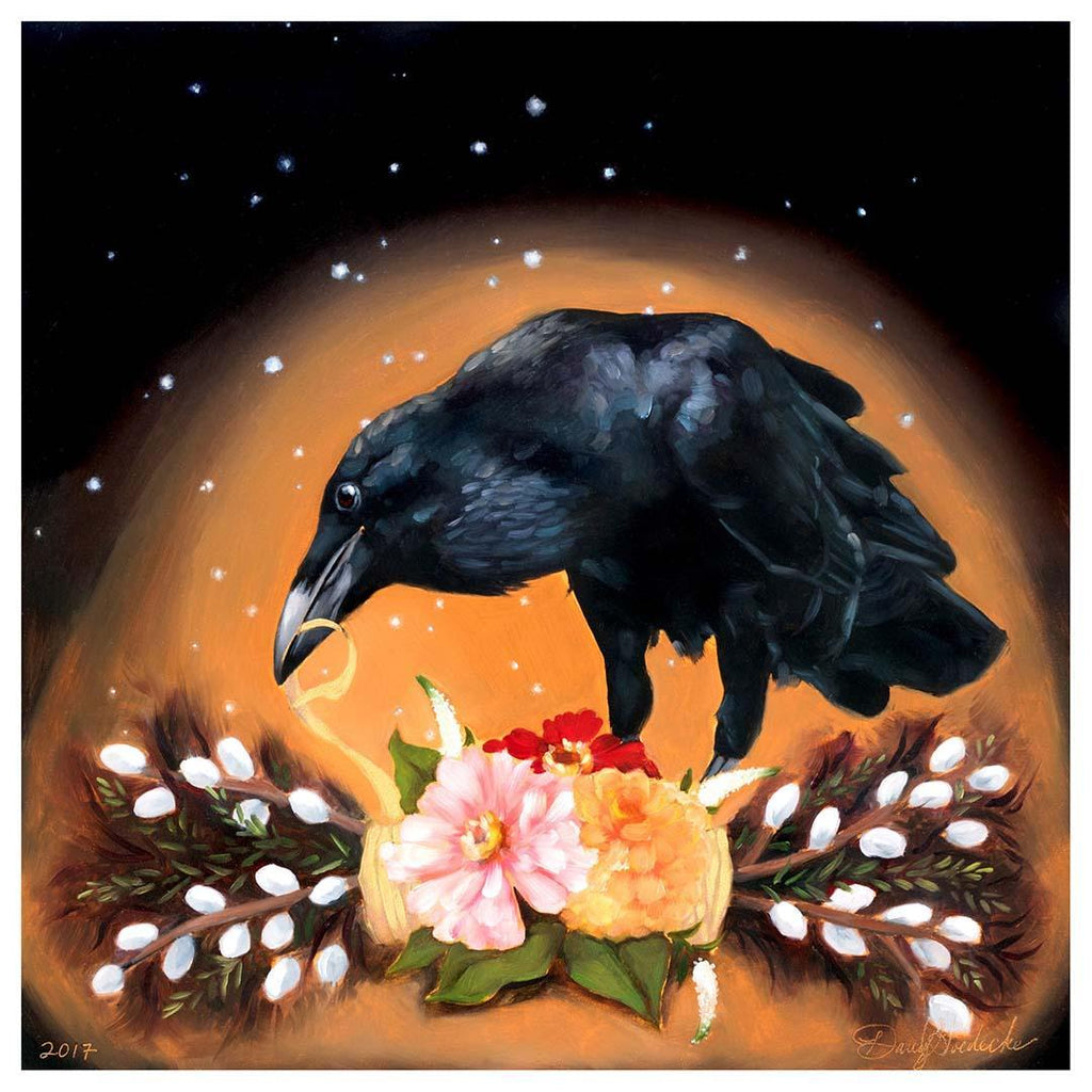 Art Print - 8x8 - Rogue Raven by Darcy Goedecke