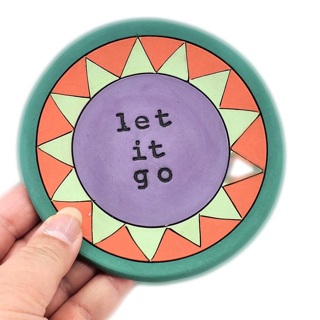 Ring Dish - 5in - Let It Go (Assorted Colors) by Leslie Jenner Handmade