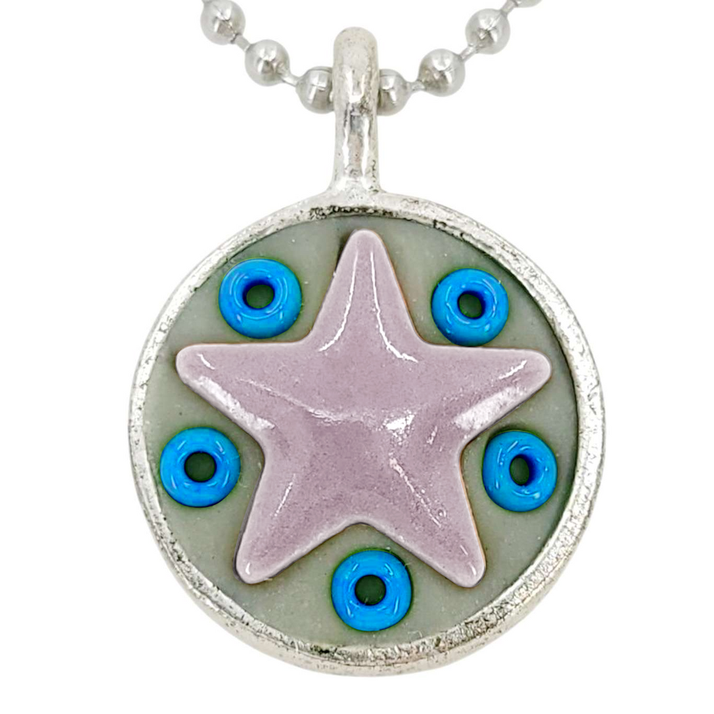 Necklace - Star Baby (Lavender Stars) by XV Studios