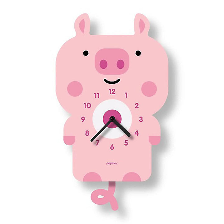 Acrylic Clock* - Pig Pendulum by Popclox