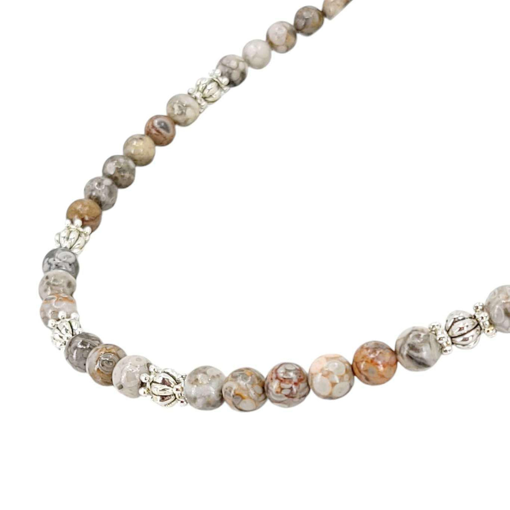 Necklace - Maifanite Beads by Tiny Aloha