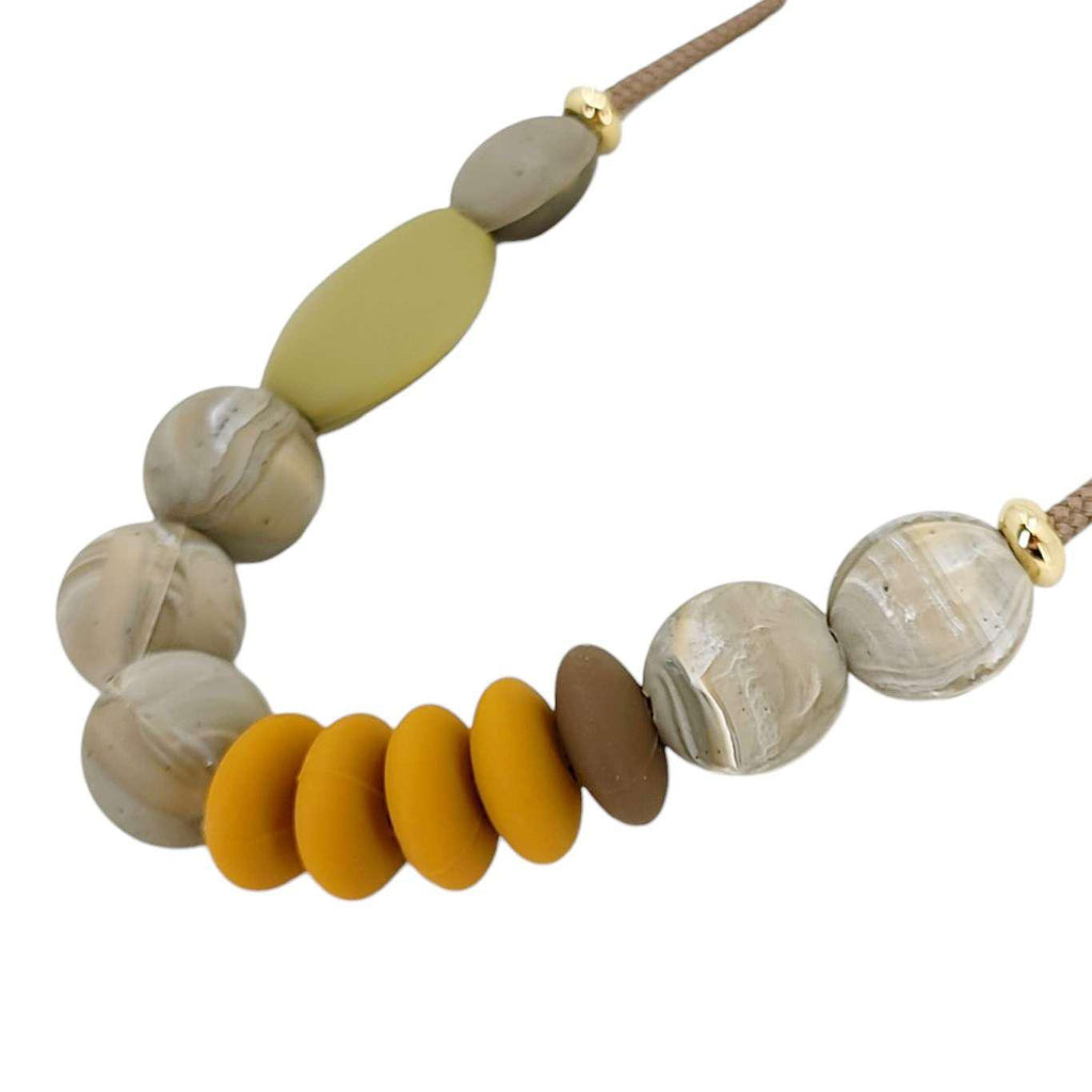 Chewable Necklace - Signature (Saddle Neutrals) by January Moon