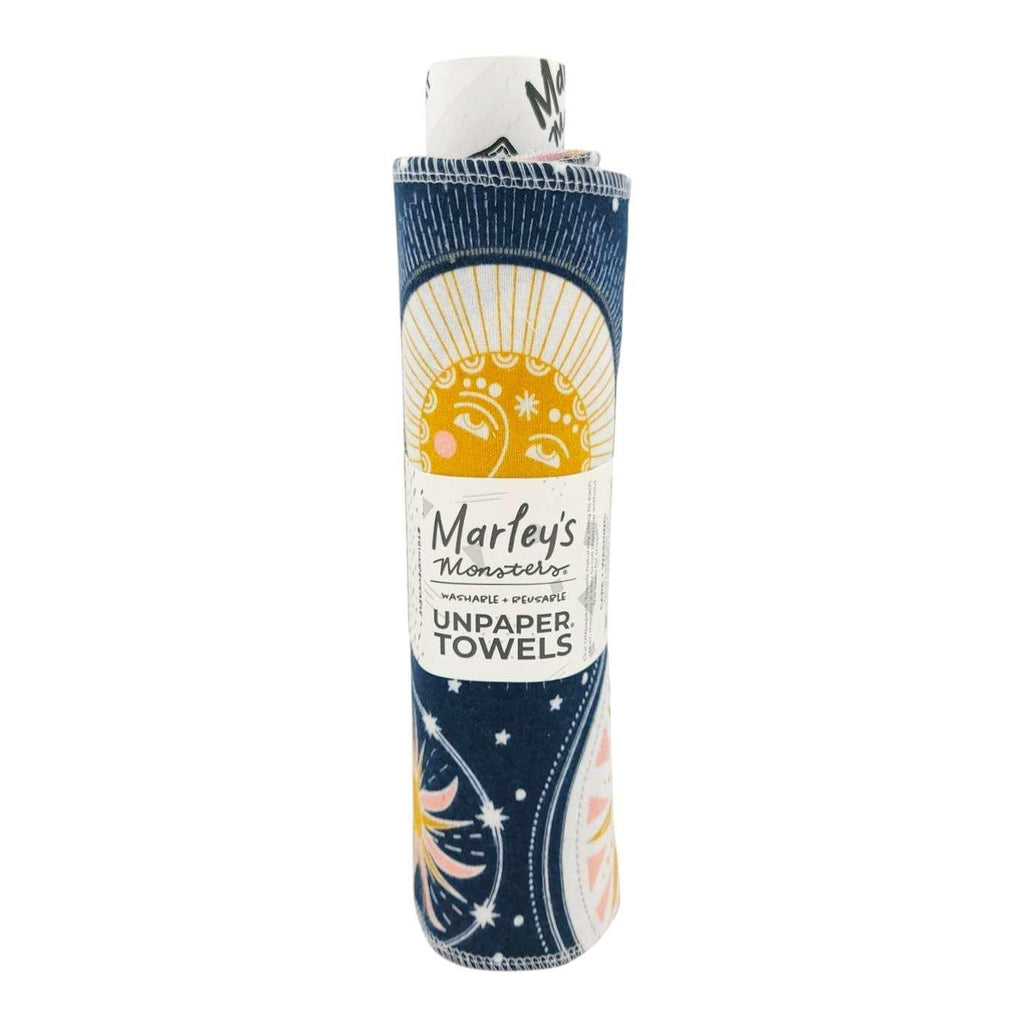 UNpaper® Towels - Cotton Flannel Reusable Cloths (Assorted Mismatched Styles) by Marley’s Monsters