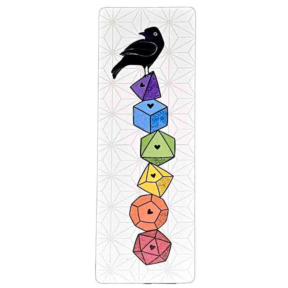 Bookmark - Crow Dice by World of Whimm