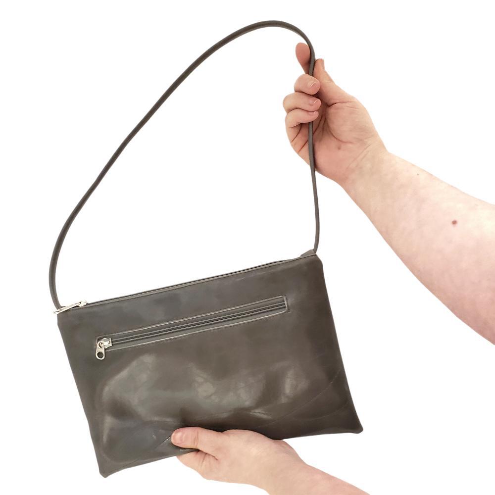 Bag - Bossa Nova Adjustable Medium Cross Body (Gray) by Crystalyn Kae