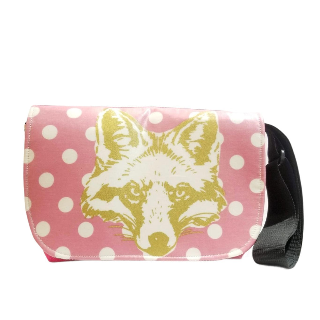 Messenger Bag - Short - Pink Fox (Pink) - Reinforced by Laarni and Tita