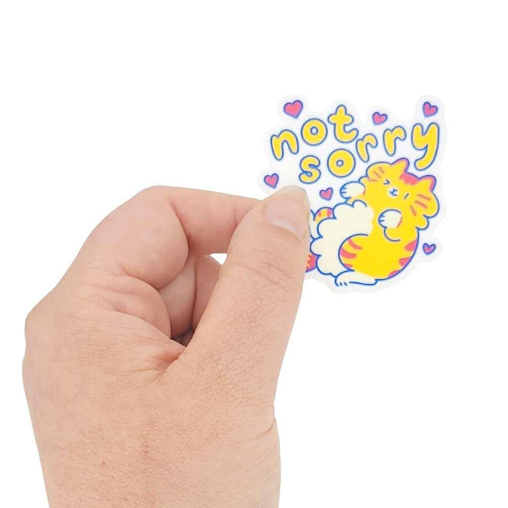 Sticker - Not Sorry Cat by Laura Zeng