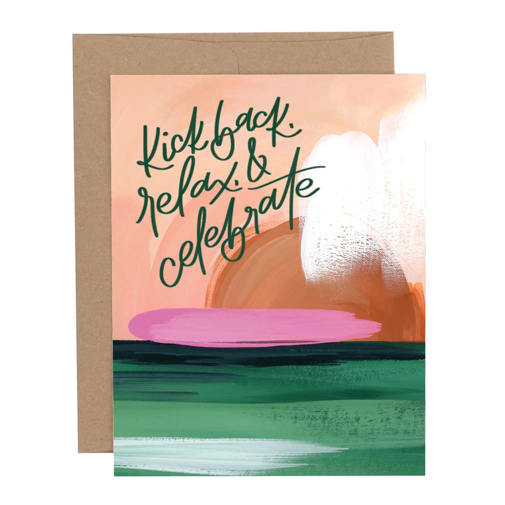 Card - All Occasion - Relax and Celebrate Sunset by 1Canoe2