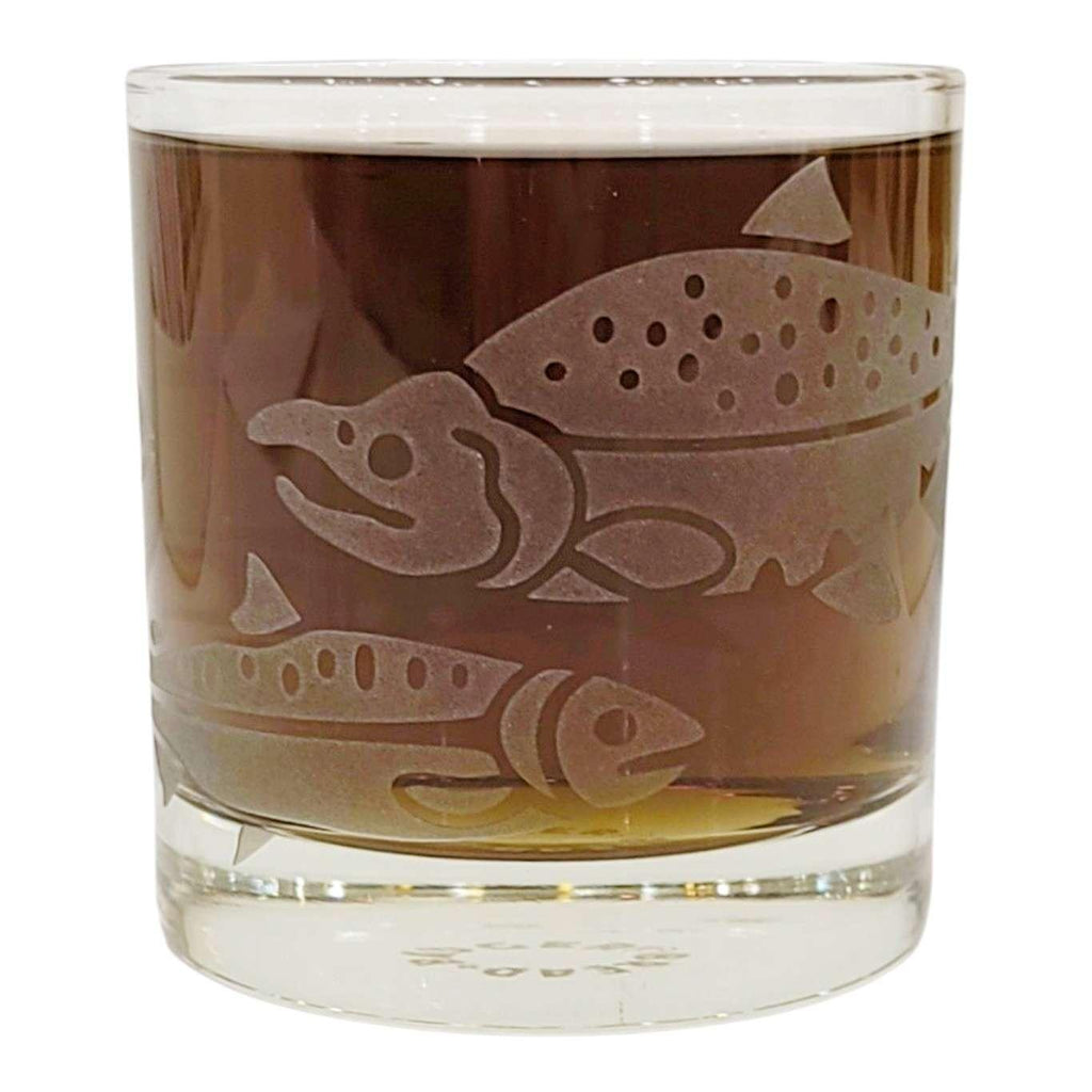 Lowball Glass - Salmon by Bread and Badger