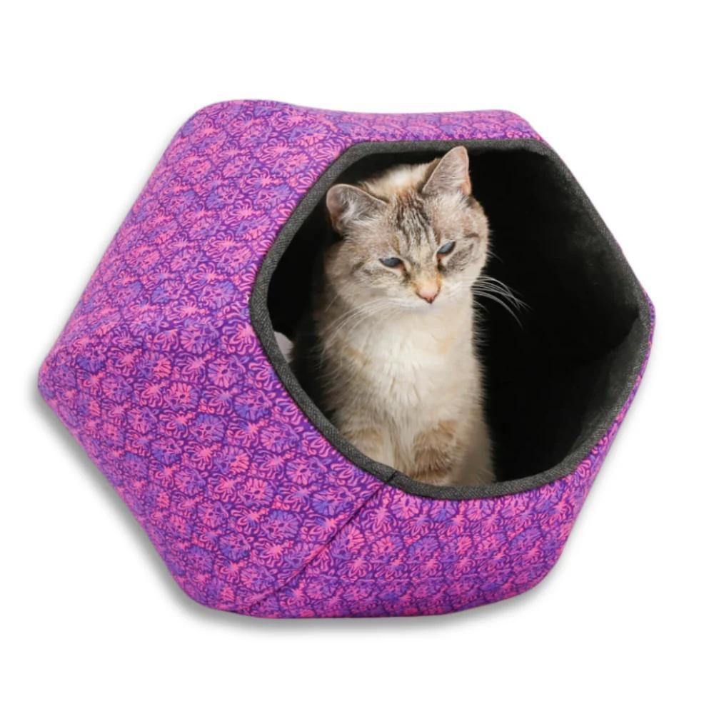 Regular The Cat Ball - Purple Pink Foulard (Purple with Black Lining) by The Cat Ball