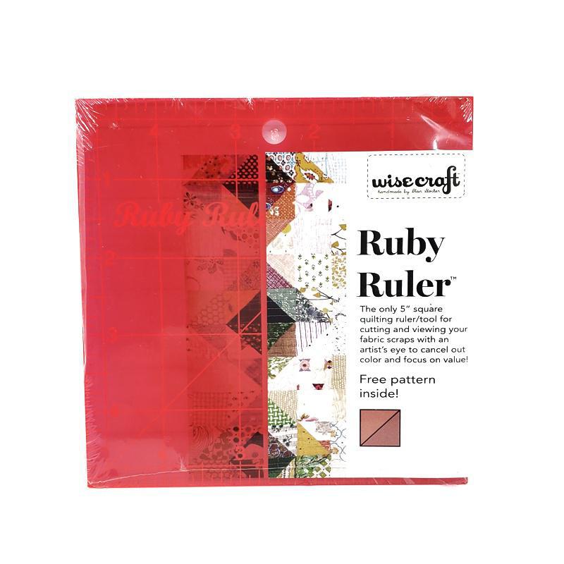 Tools - Ruby Ruler for Quilters by Wise Craft