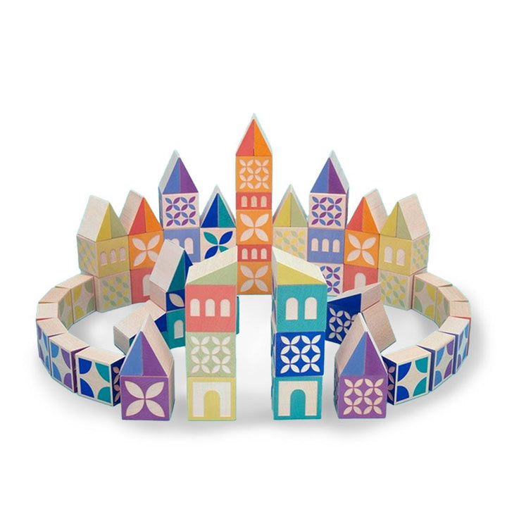 Blocks - Gosling Square Buildings (Set of 80) by Uncle Goose