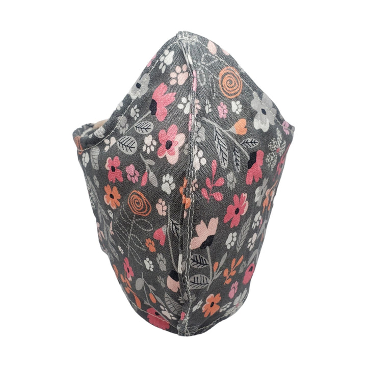 Medium - Gray Flowers White Lining by imakecutestuff