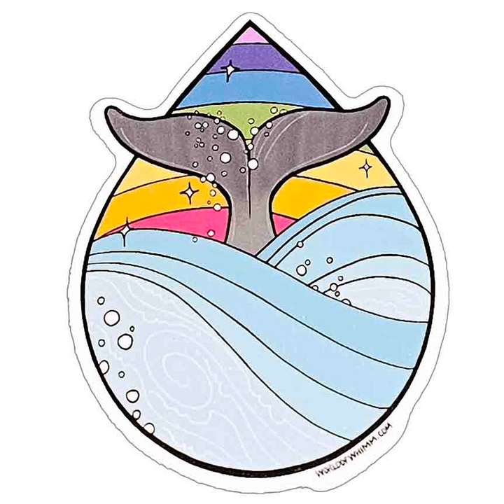 Sticker - Whale Drop by World of Whimm