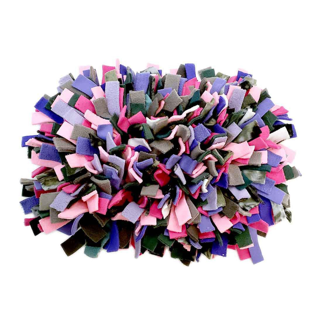 Pet Toy - 14x9 - Mini Snuffle Mat (Pink, Purple, Green, Gray) by Superb Snuffles