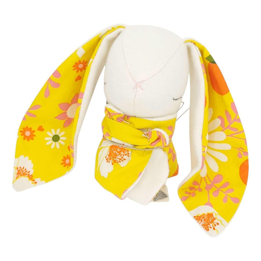 Plush - Bunny Snuggle Lovey (Yellow Poppy) by The Bird & Elephant