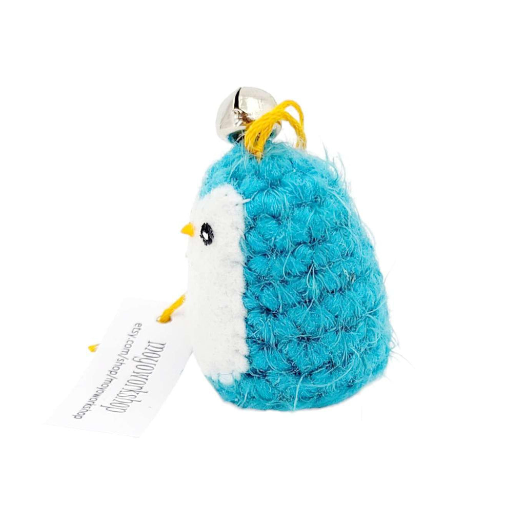 Ornament - Penguin with Bell (Blue) by Moyo Workshop